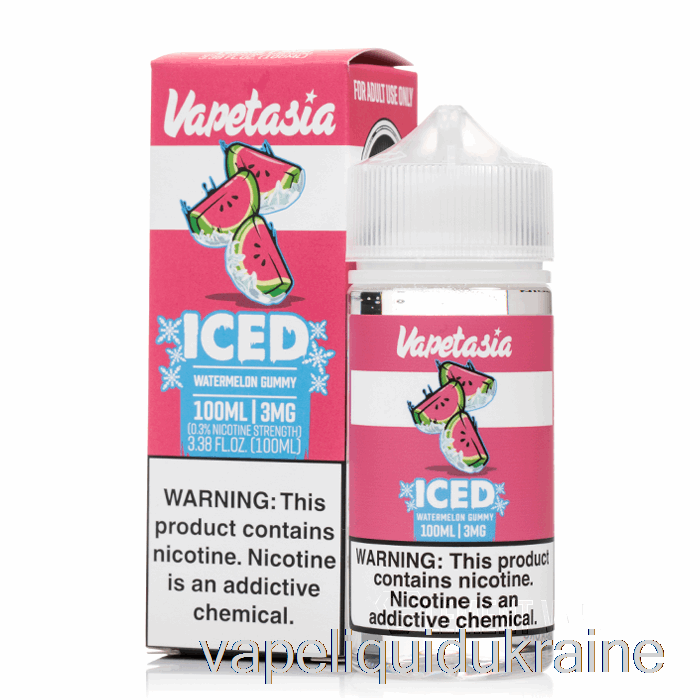 Vape Liquid Ukraine Iced Watermelon Gummy - Vapetasia - 100mL 6mg